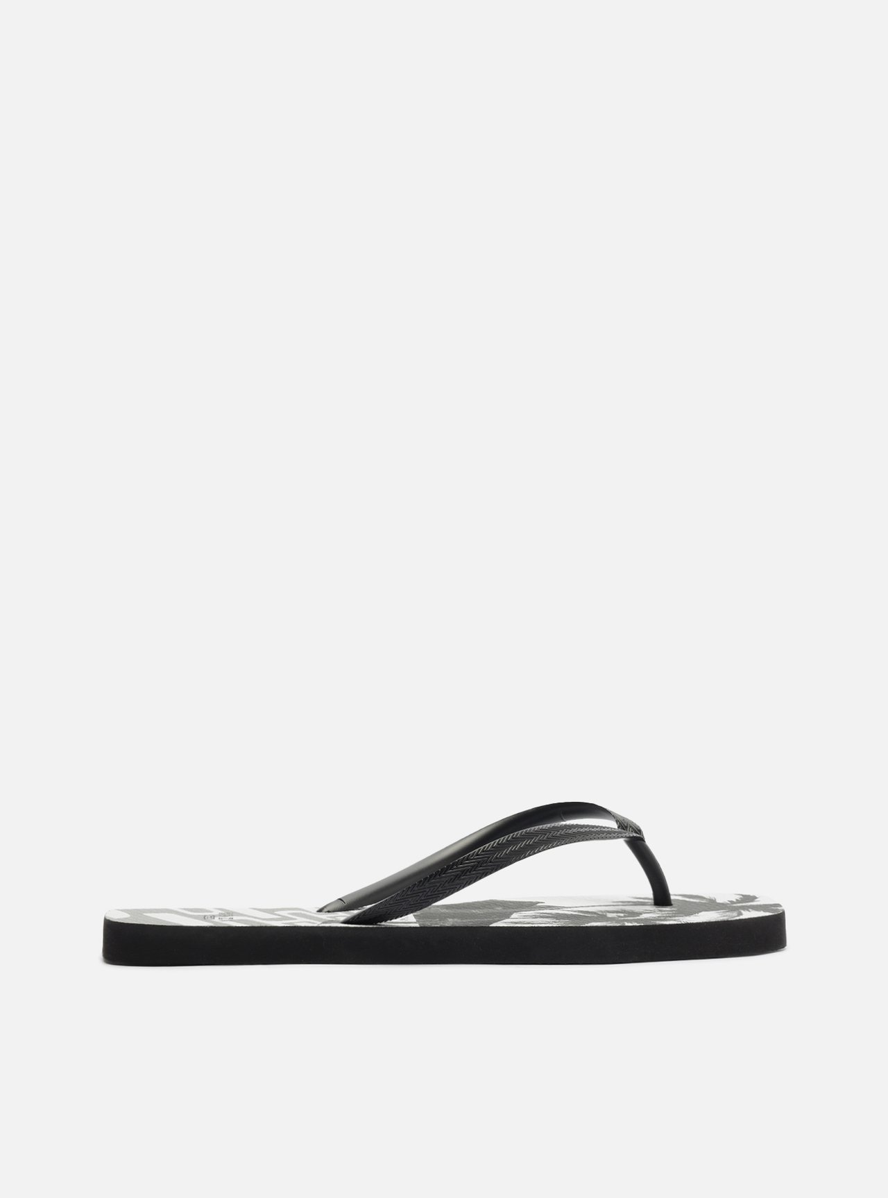 Chinelo Preto Estampa Brizza — foto 3