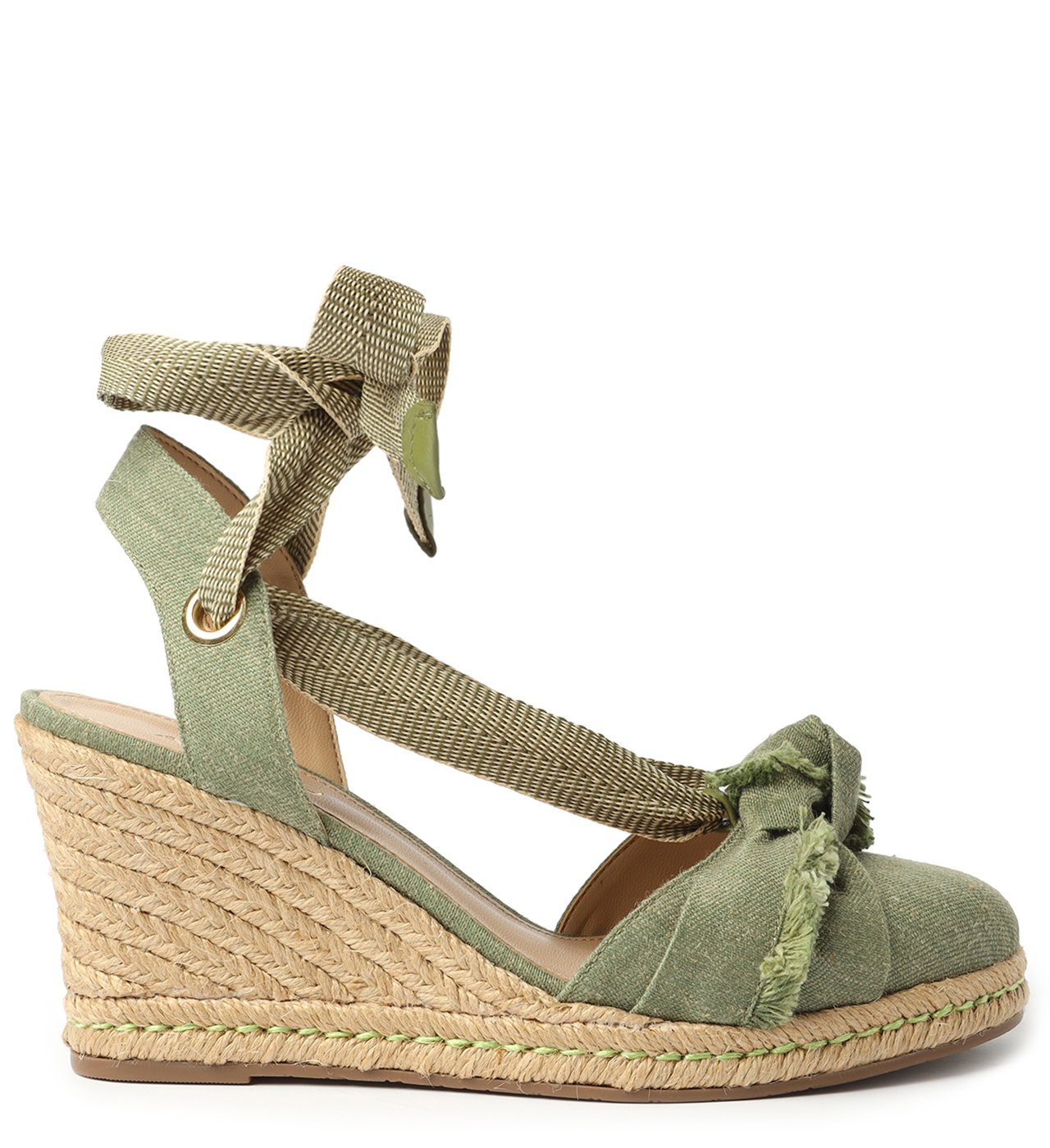 Espadrille anabela arezzo store