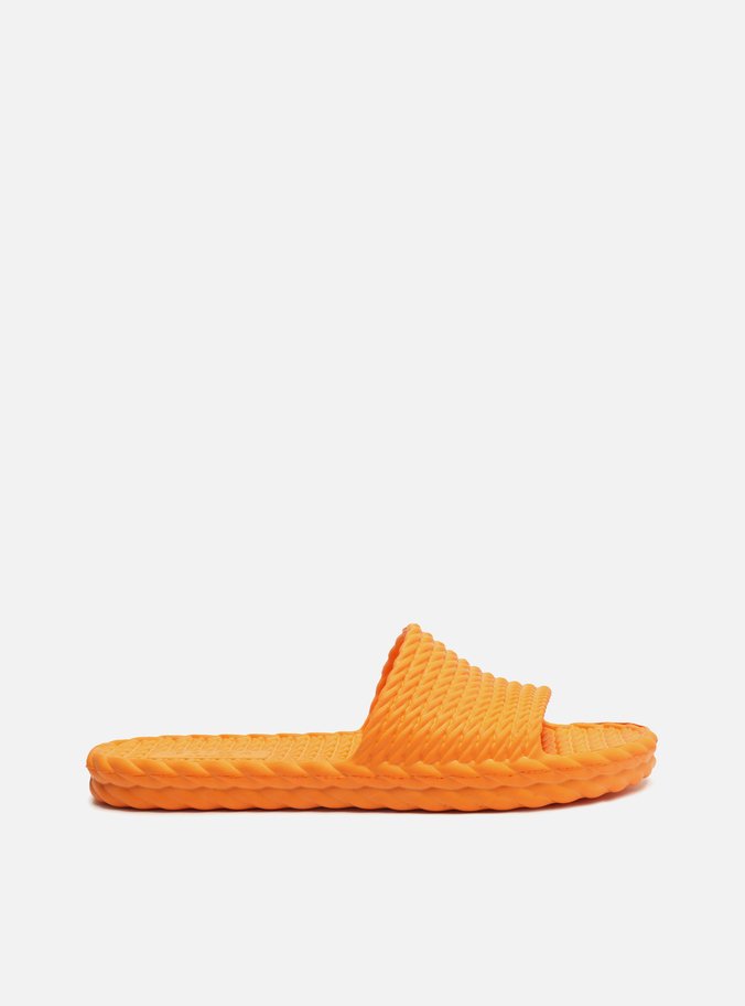 Chinelo Slide Laranja Marrocos Brizza