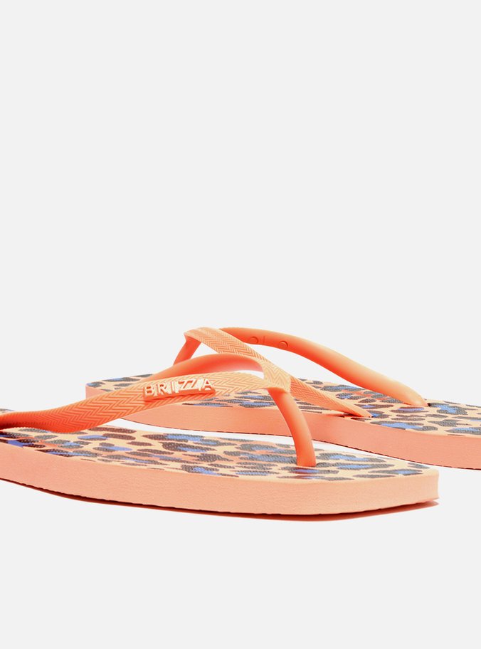 Chinelo de Dedo Laranja Brizza