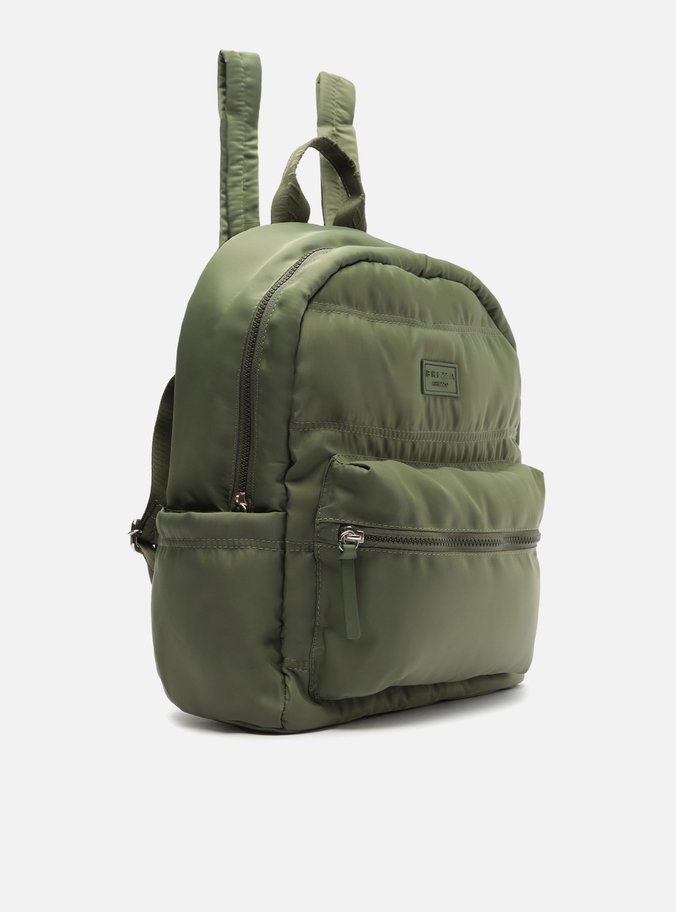 Mochila Verde Nylon Grande Sporty Brizza