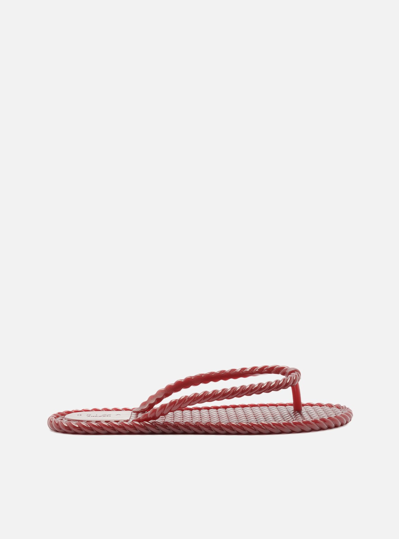 Chinelo de Dedo Vermelha Tressê Brizza — foto 3