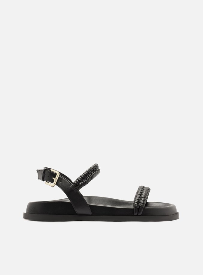 Papete Preta Tiras Tramadas