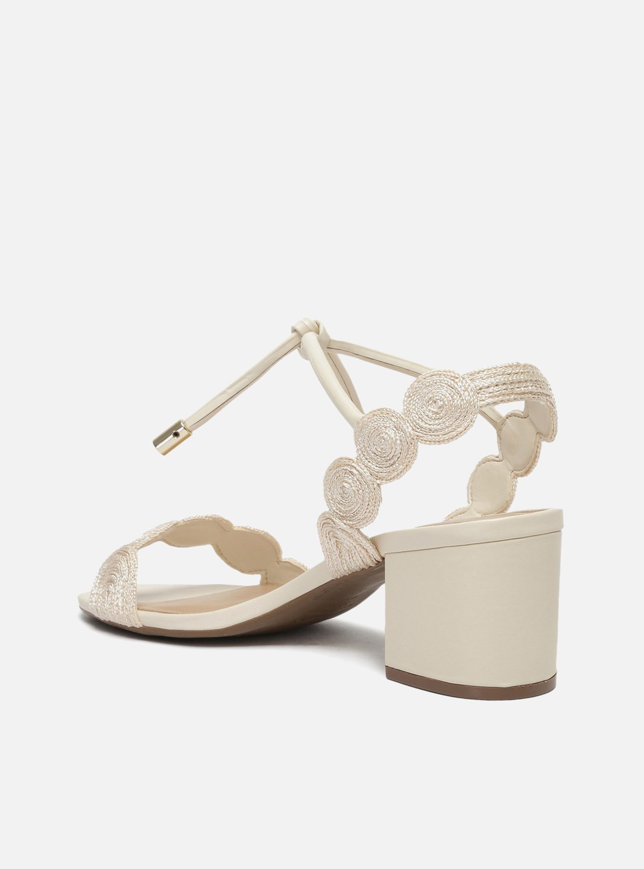 Sandália Off-White Bloco Tiras Bordadas — foto 2