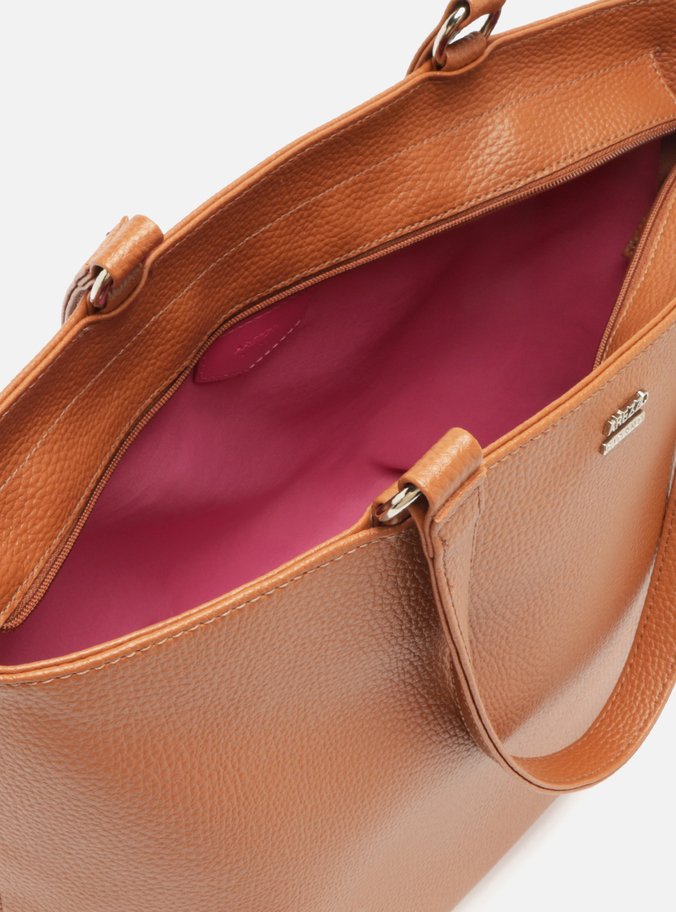 Bolsa Shopping Marrom Média