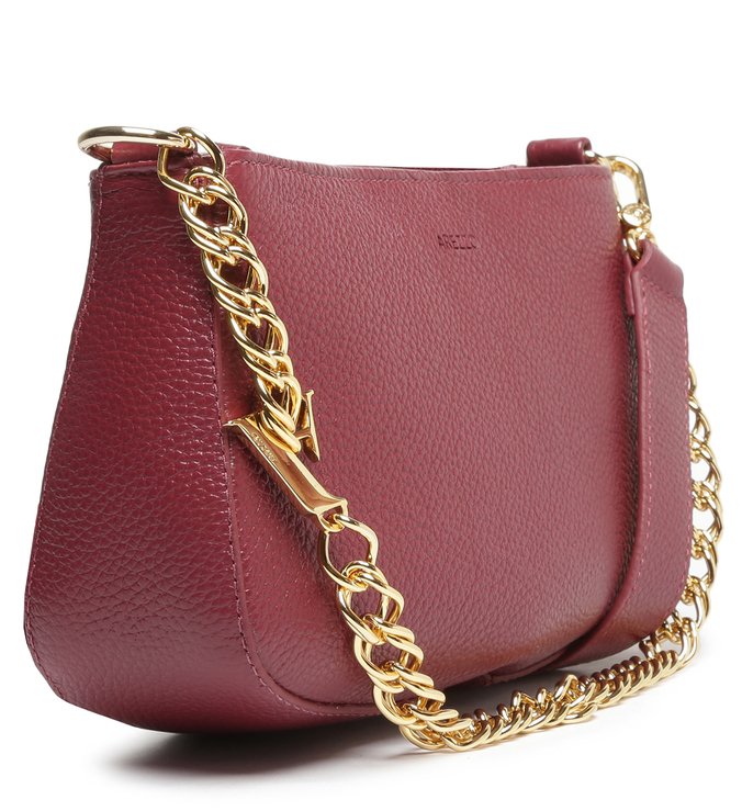 Bolsa Satchel Vermelha Couro Speciale Média