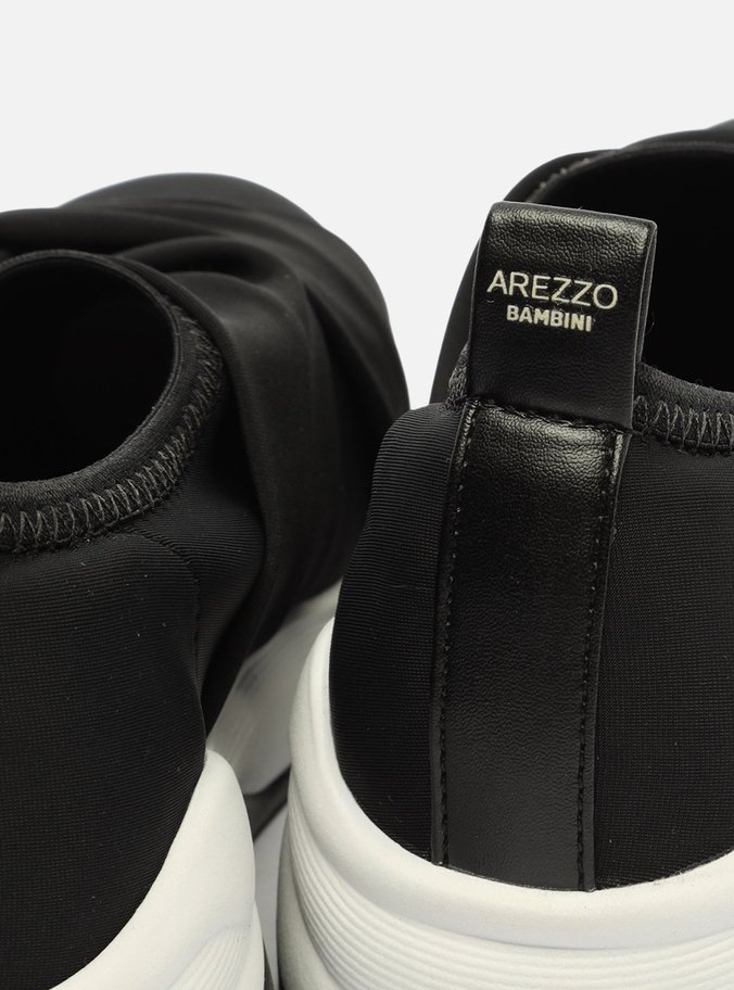 Tênis Infantil Slip On  Preto Nó