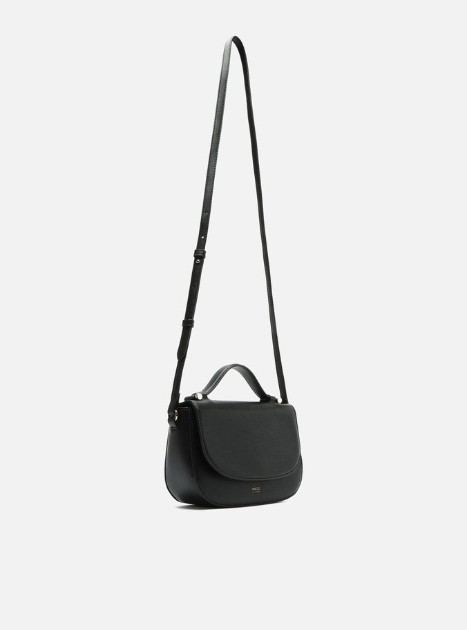 Bolsa Tiracolo Preta Eco Calf Pequena