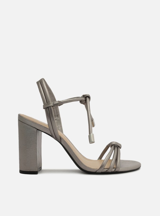 Arezzo sandalia prata sales