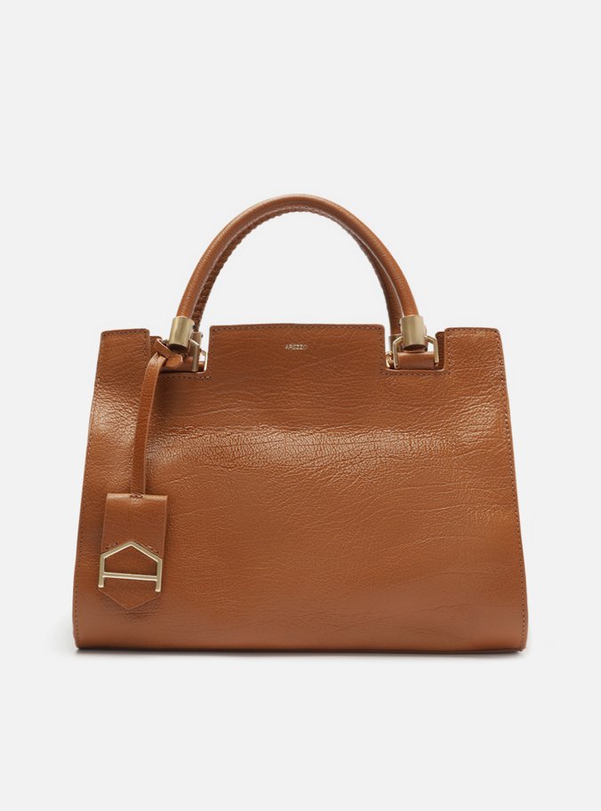 Bolsa Tote Marrom Couro Abraccio 2.0 Grande
