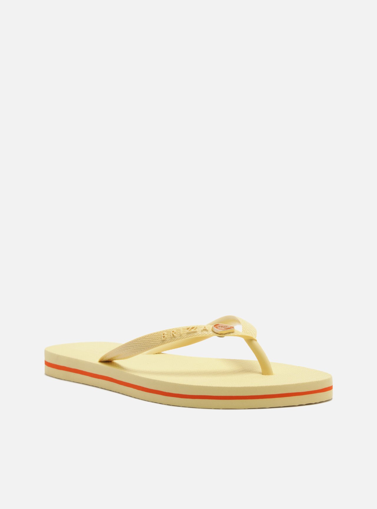 Chinelo de Dedo Rosa Flatform Metais Brizza — foto 2