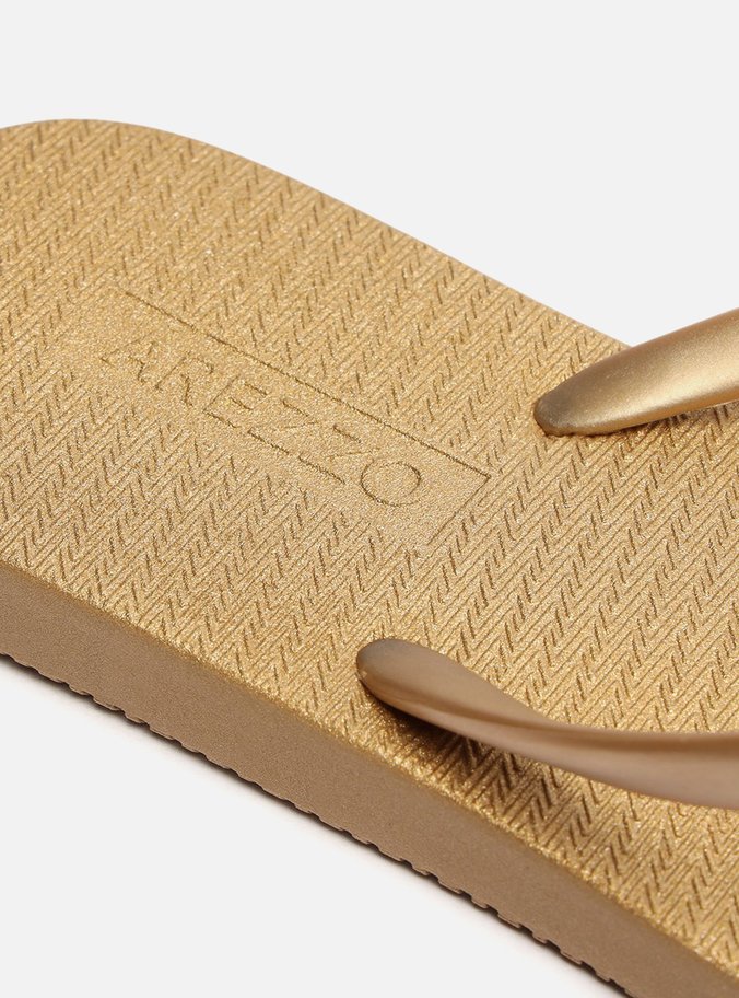 Chinelo de Dedo Injetado Dourado Brizza
