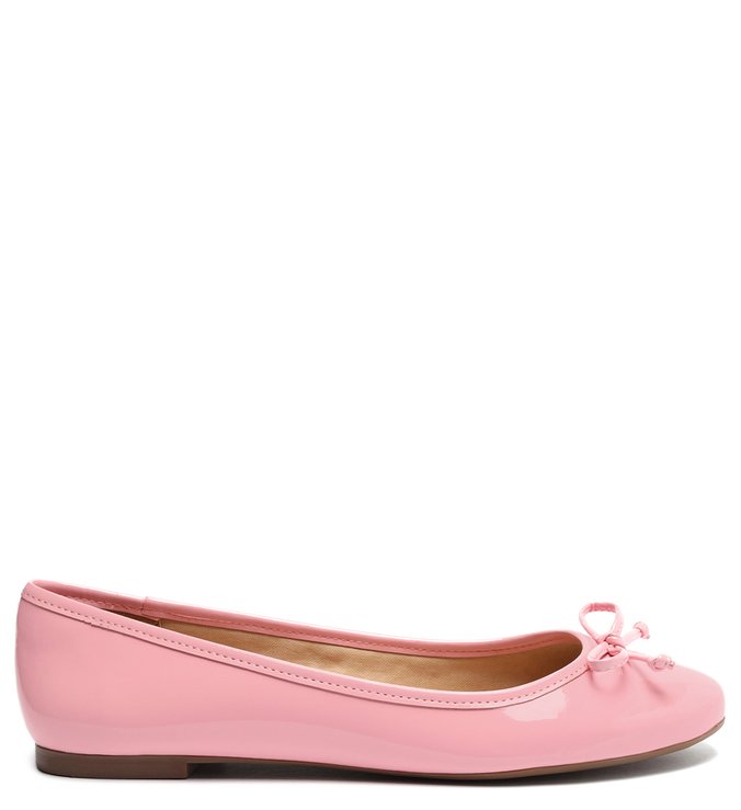 Sapatilha Rosa Verniz Laço