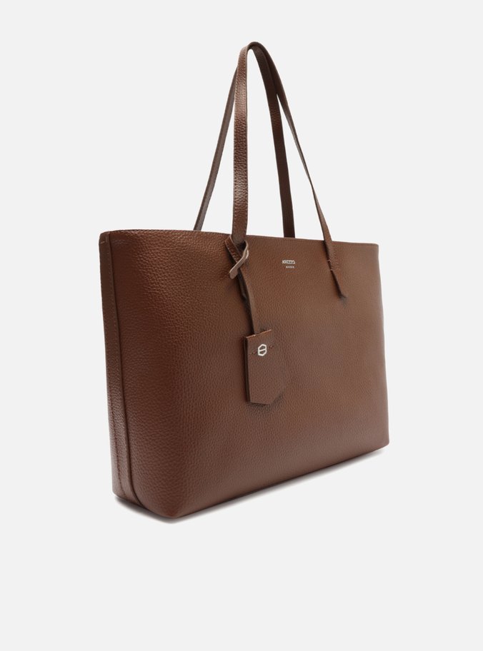 Bolsa Shopping Marrom Manu Grande