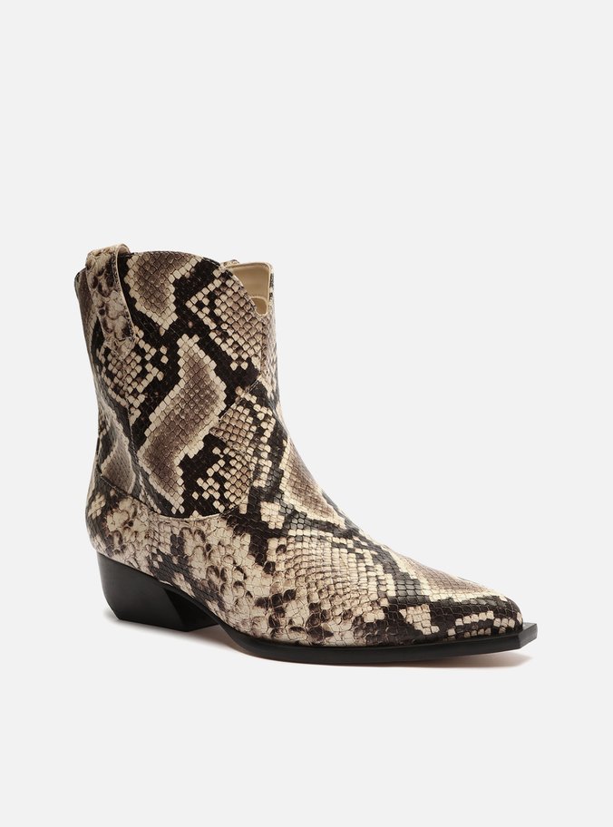 Bota Snake Cano Curto Western