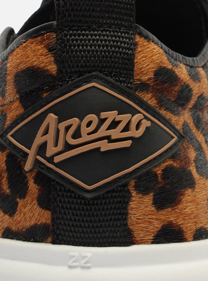 Tênis Slip On Animal Print Flatform Onça