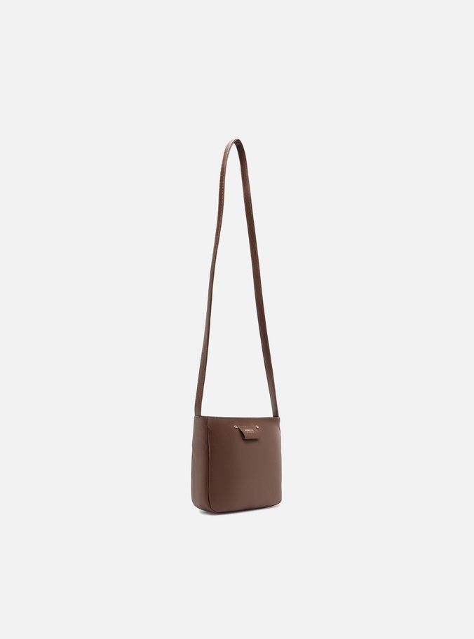 Bolsa Tiracolo Marrom Pequena