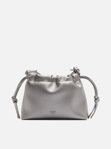 Arezzo — Bolsa Tiracolo Metalizada Média