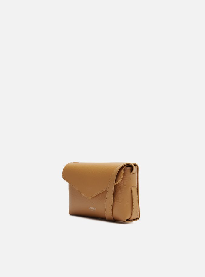 Bolsa Tiracolo Bege Pequena Envelope