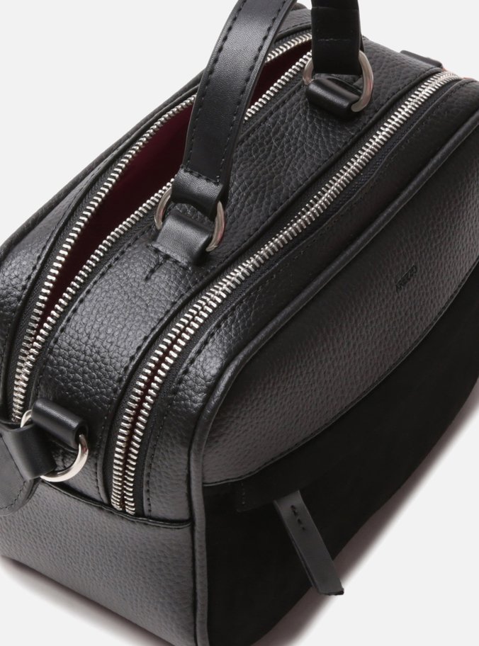 Bolsa Tiracolo Preta Prione Média Bolsos