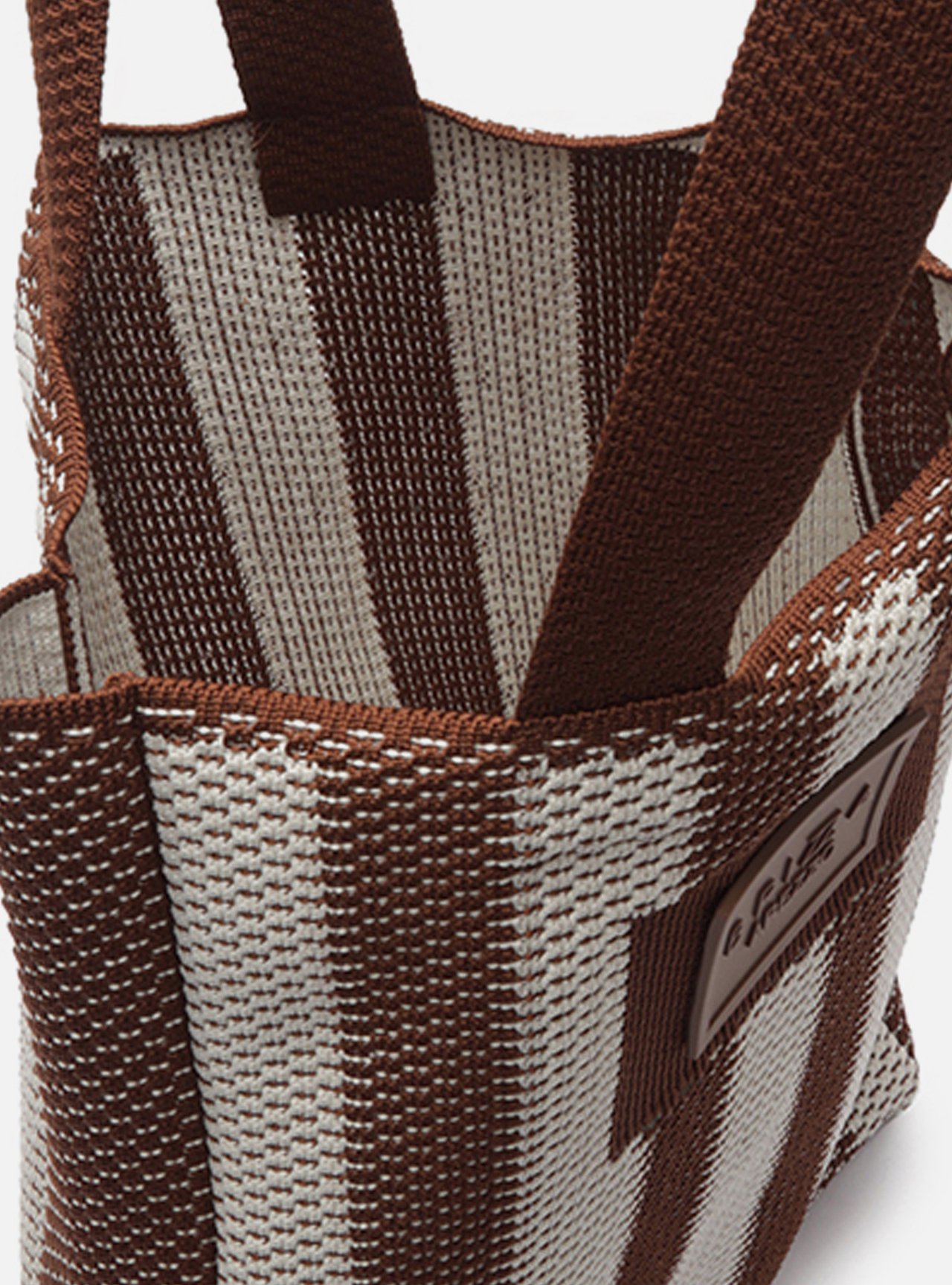 Bolsa Shopping Multicolorida Knit Grande Brizza — foto 4