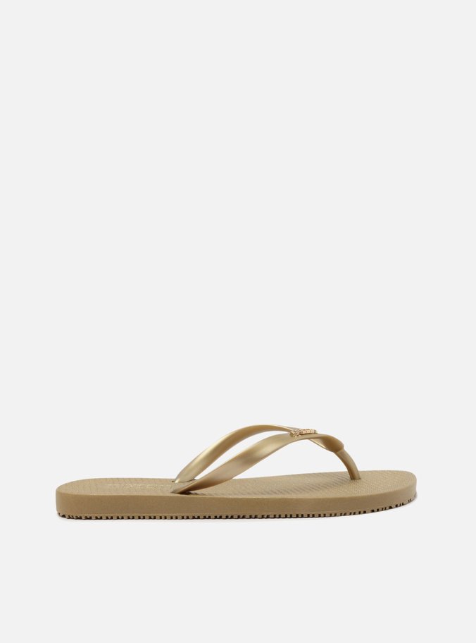 Chinelo de Dedo Dourado Brizza