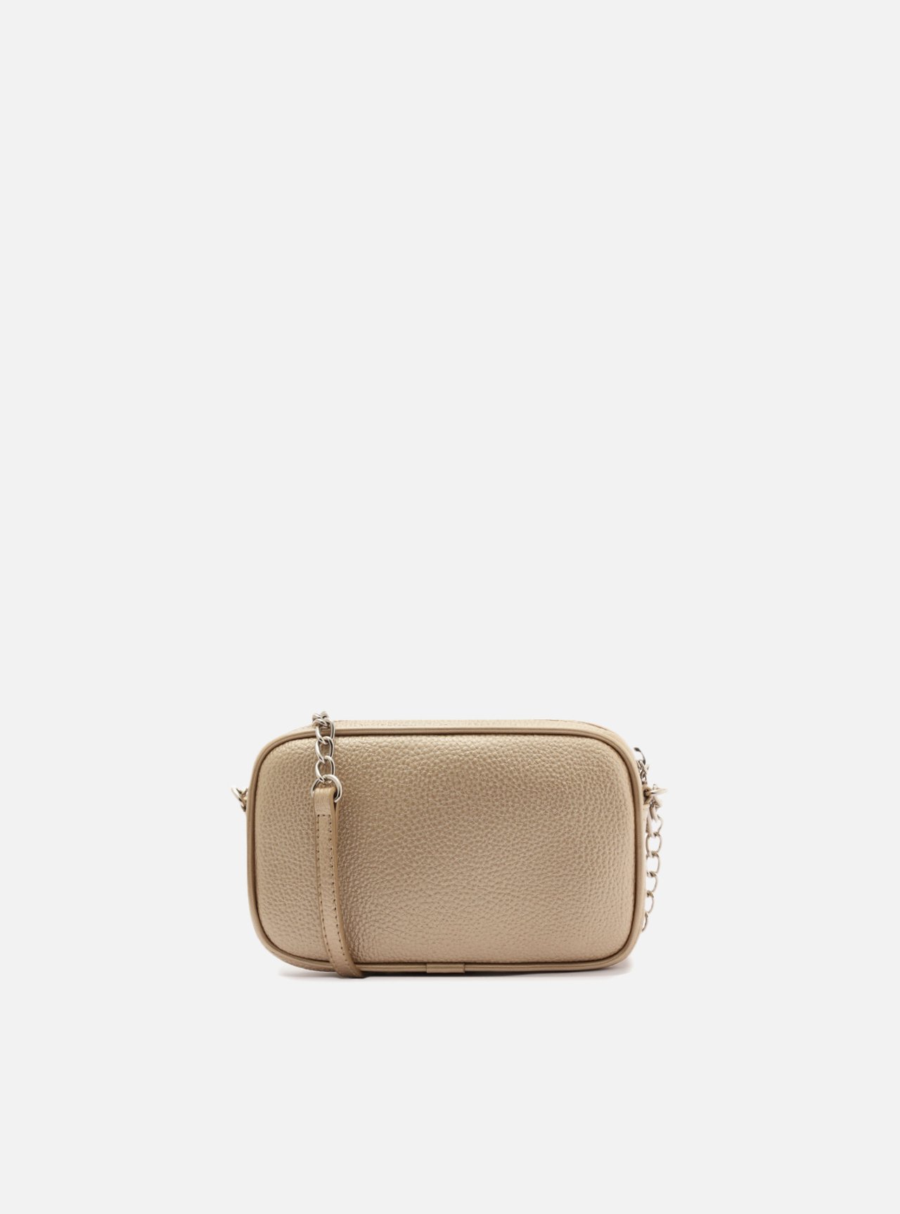 Bolsa Tiracolo Dourada Pequena Corrente Basic — foto 3