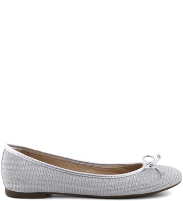 Sapatilha Lurex Prata