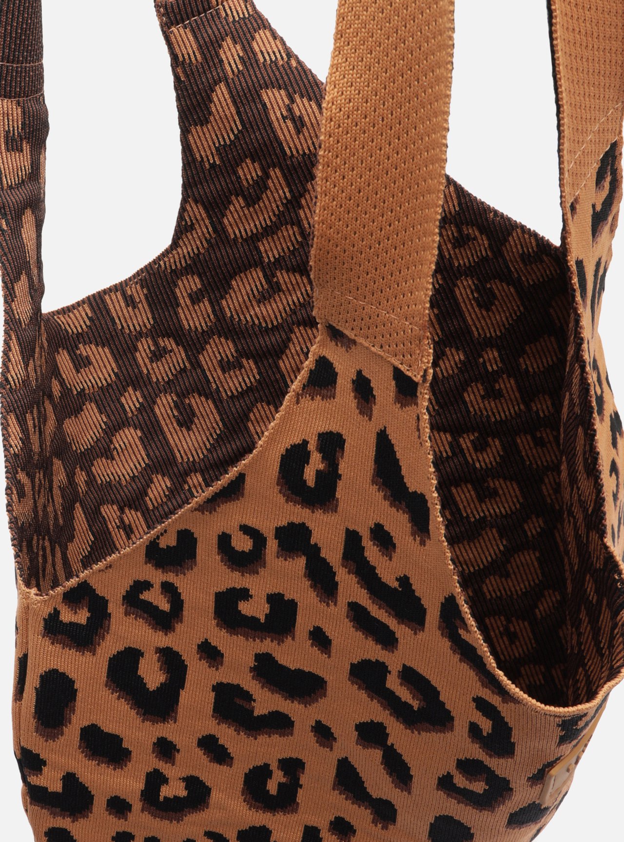 Bolsa Shopping Animal Print Crochê Mayra Glam Grande — foto 4