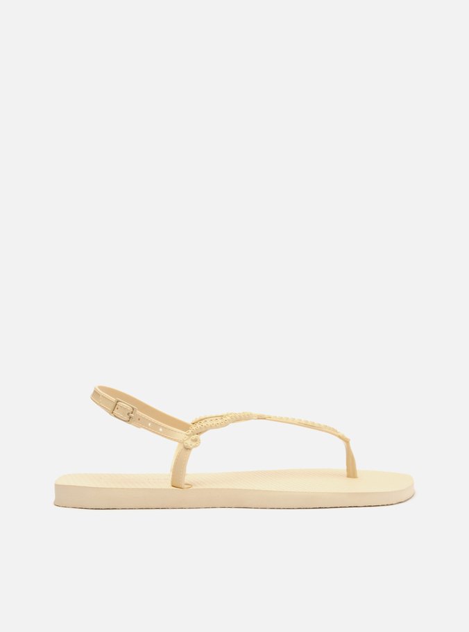 Sandália Rasteira Off-White Slim Flash Flex