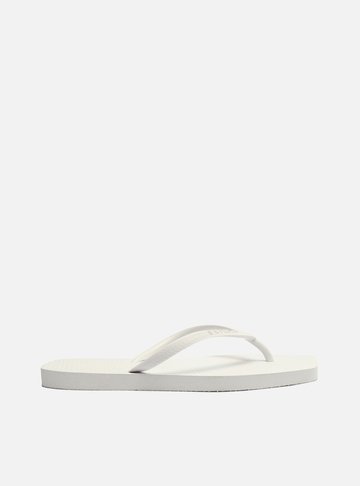 Chinelo de Dedo Branco Básico Square Brizza