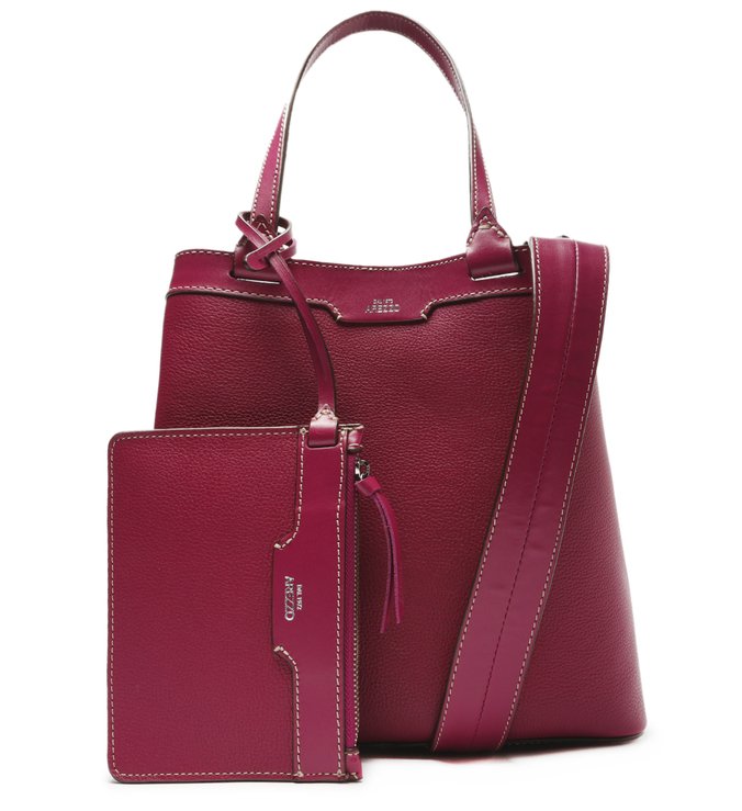 Bolsa Tote Rosa Couro Bee.ZZ Roma Grande