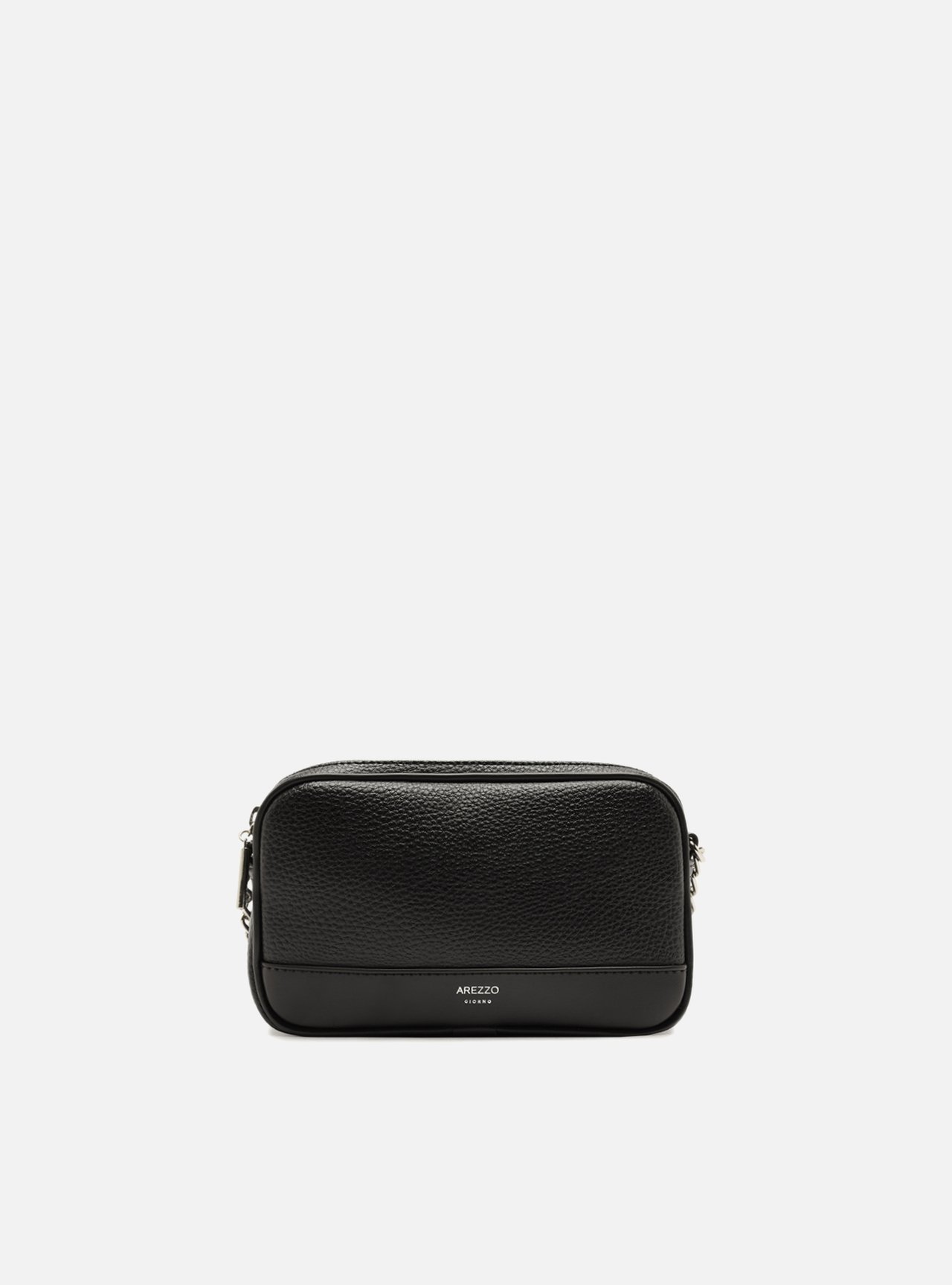 Bolsa Tiracolo Preta Pequena Corrente Basic