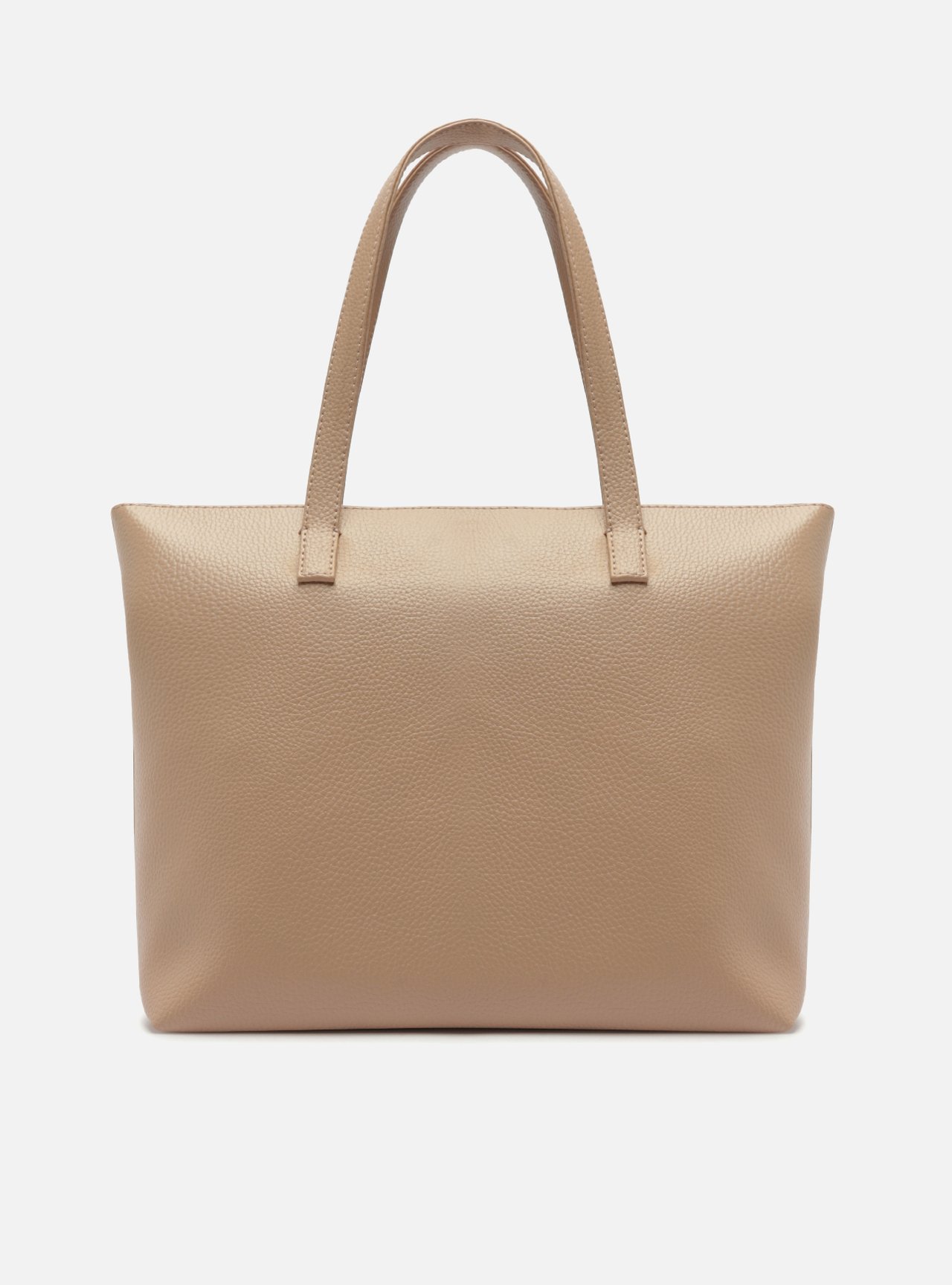 Bolsa Shopping Bege Mercato Grande — foto 3
