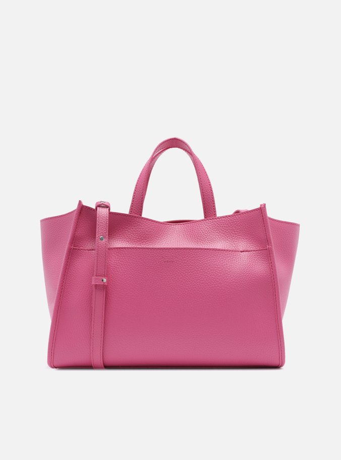 Bolsa Tote Rosa Grande Logo Perfurado