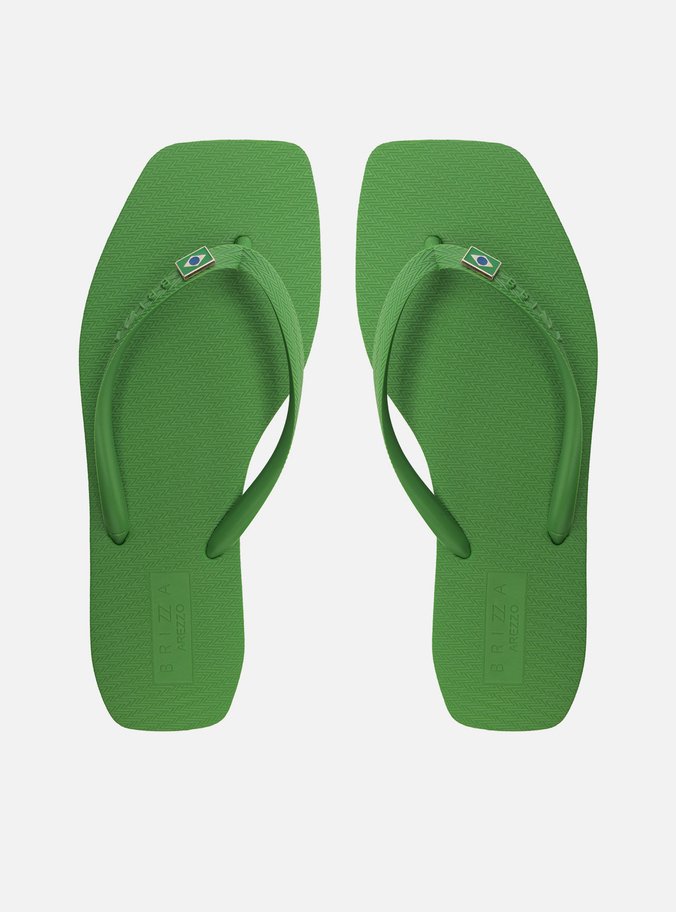 Chinelo de Dedo Verde Square Brasil