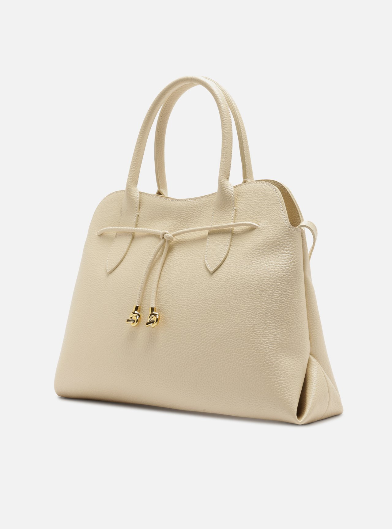Bolsa Tote Branca Grande Metais — foto 2