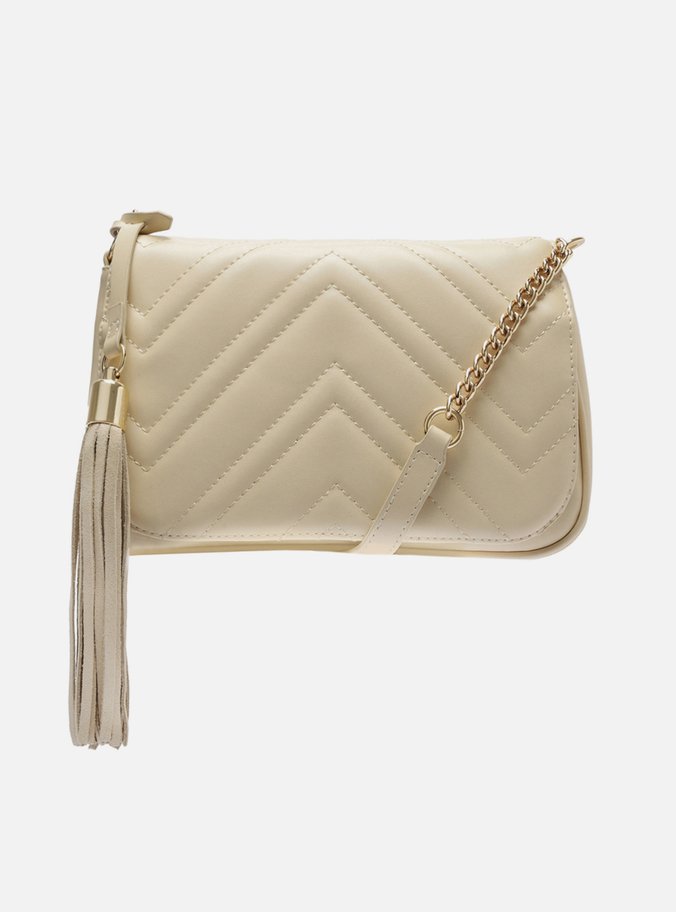 Bolsa Tiracolo Off-White Matelassê Verona Pequena