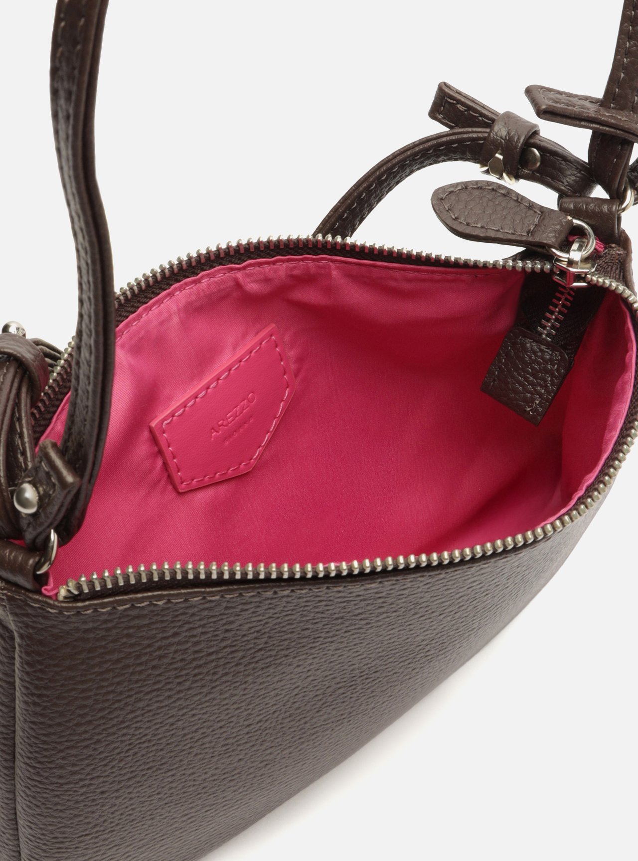 Bolsa Tiracolo Marrom Luisa Pequena — foto 4