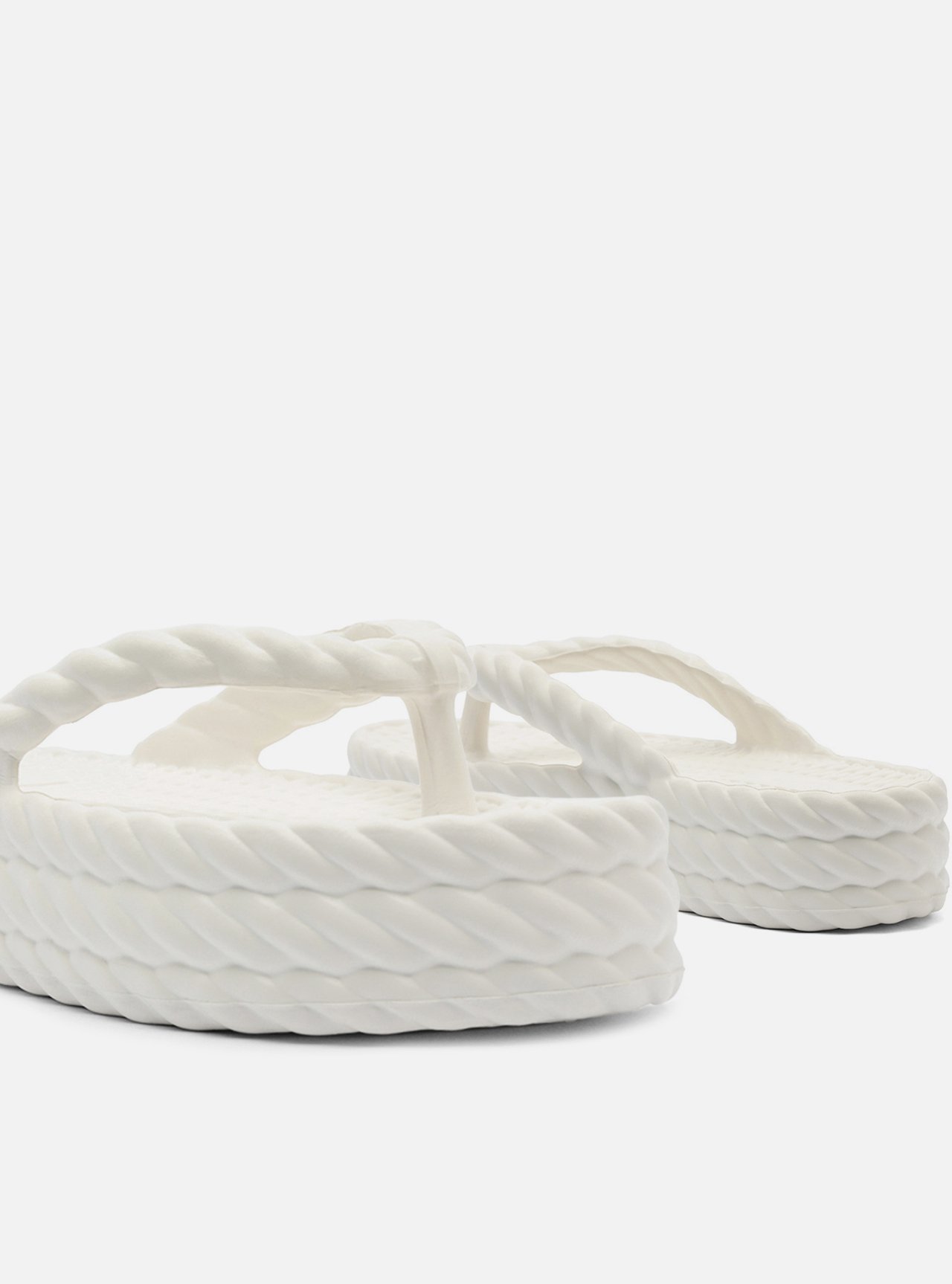 Sandália Off White Flatform Marrocos Mid — foto 4