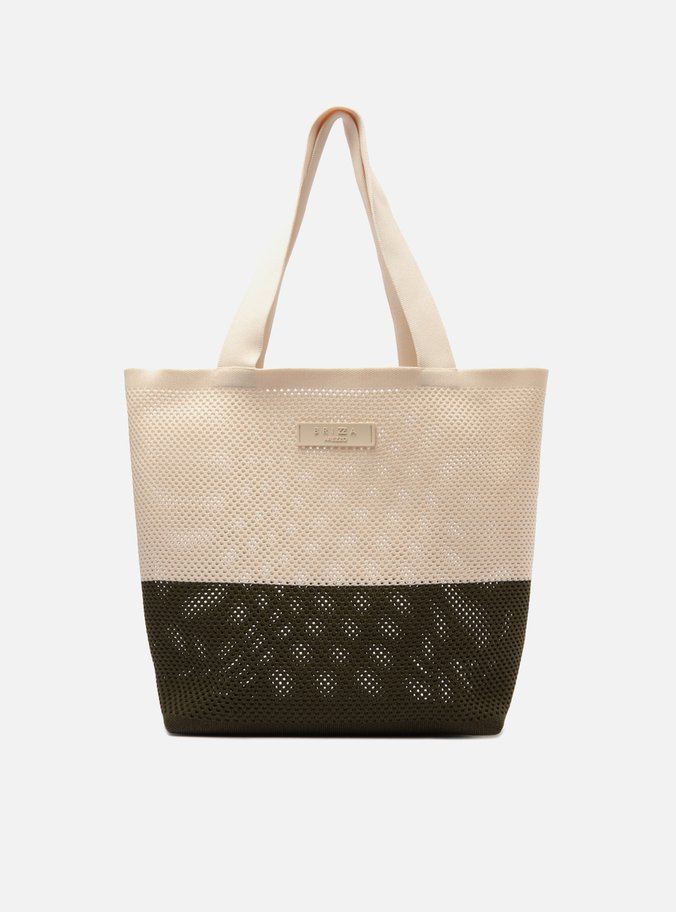 Bolsa Shopping Multicolorida Grande Crochê