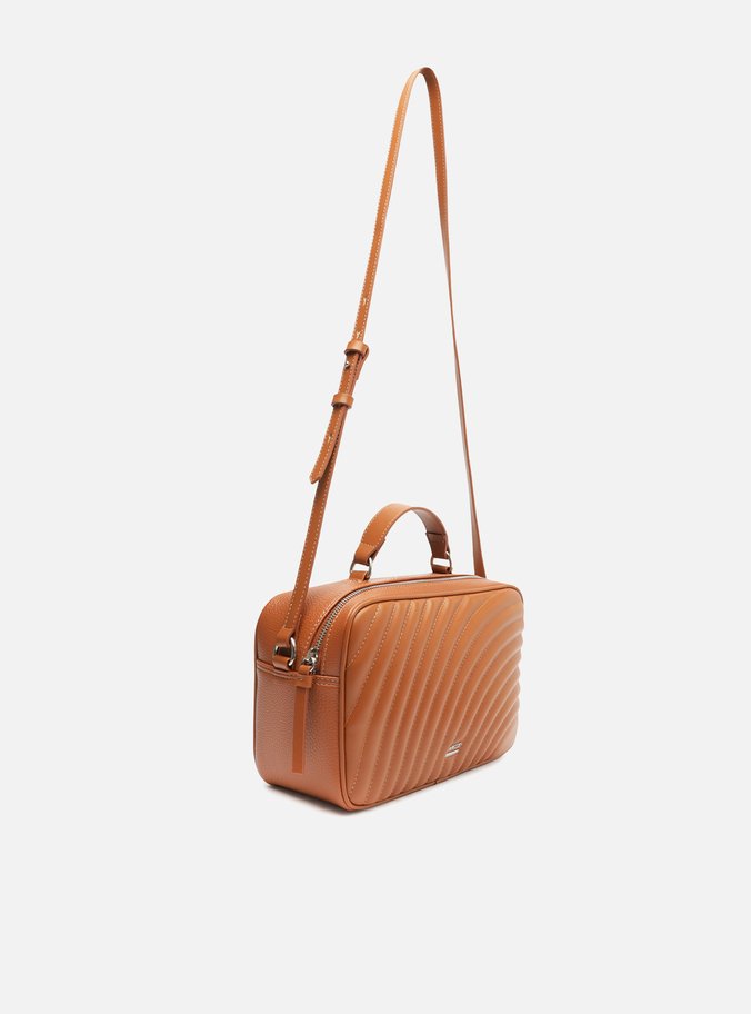 Bolsa Tiracolo Marrom Elisa Média Matelassê