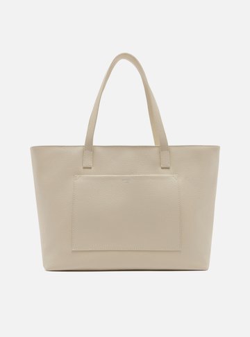 Bolsa Shopping Branca Grande