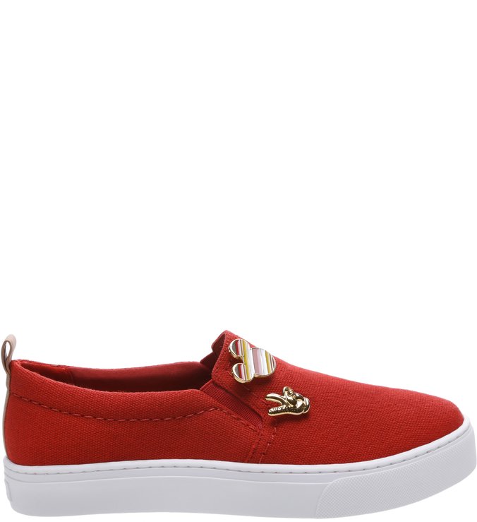 Disney | Tênis Slip-on Pins Royal Red