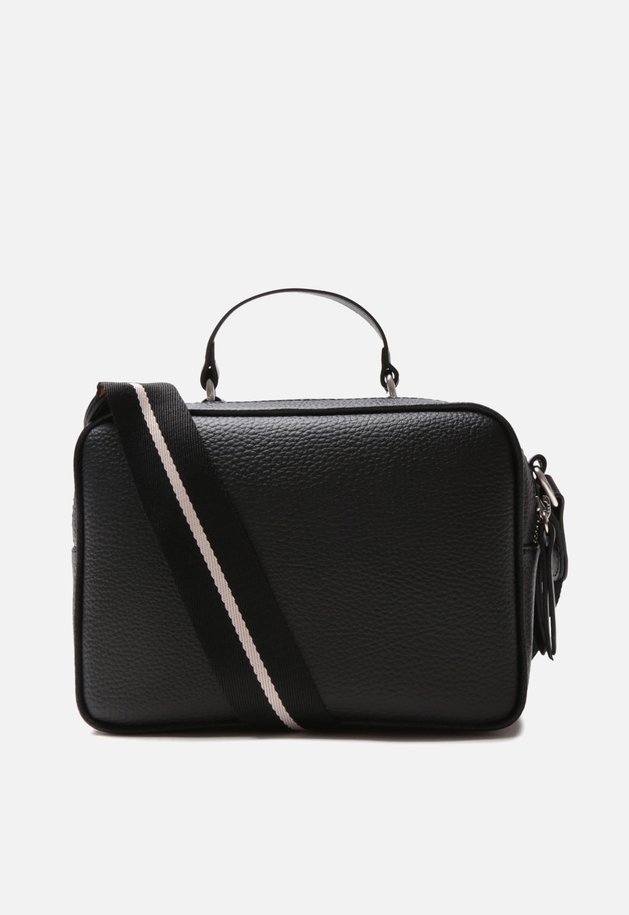 Bolsa Tiracolo Preta Prione Média Bolsos