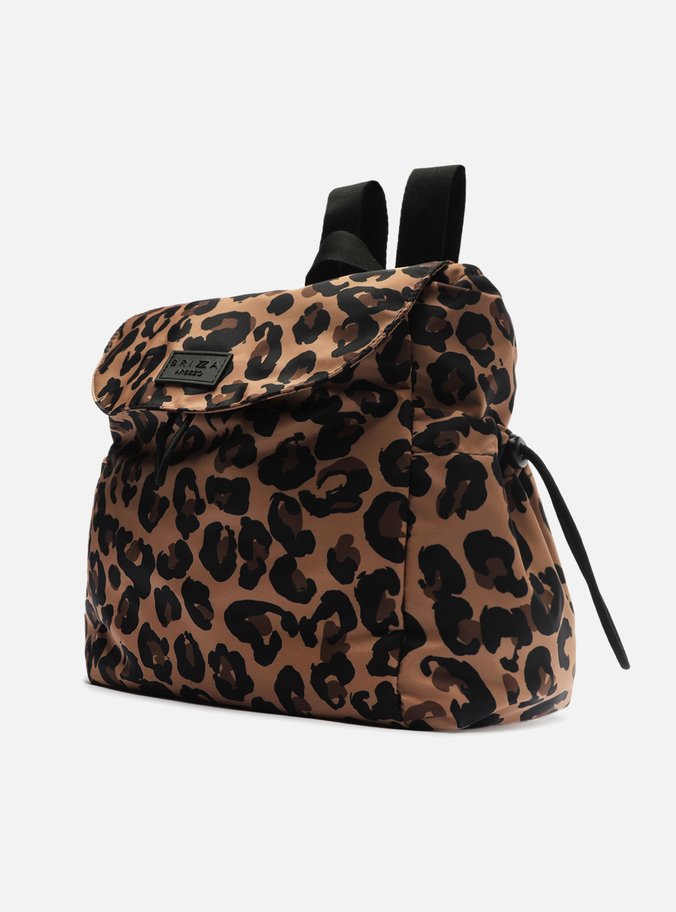 Mochila Animal Print Nylon Gigi Média