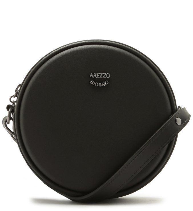 Bolsa Tiracolo Redonda Preta