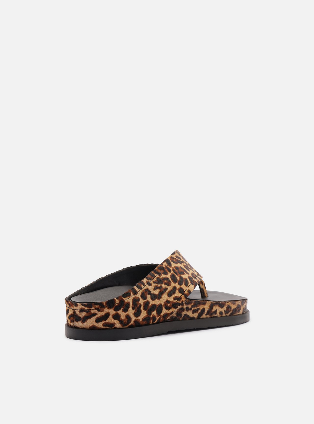 Sandália Papete Animal Print Tiras Largas Dedeira — foto 3