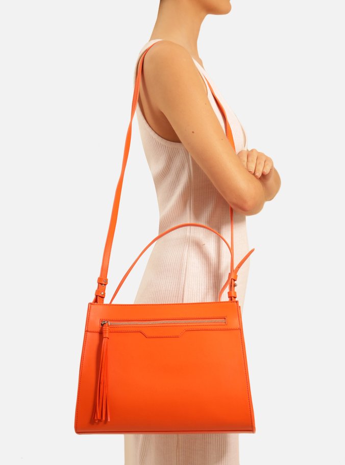 Bolsa Tote Laranja Pietra Média