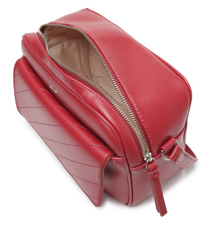 Bolsa Tiracolo Vermelho Alícia Média
